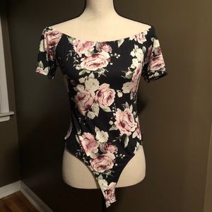 Floral Off-shoulder Bodysuit
